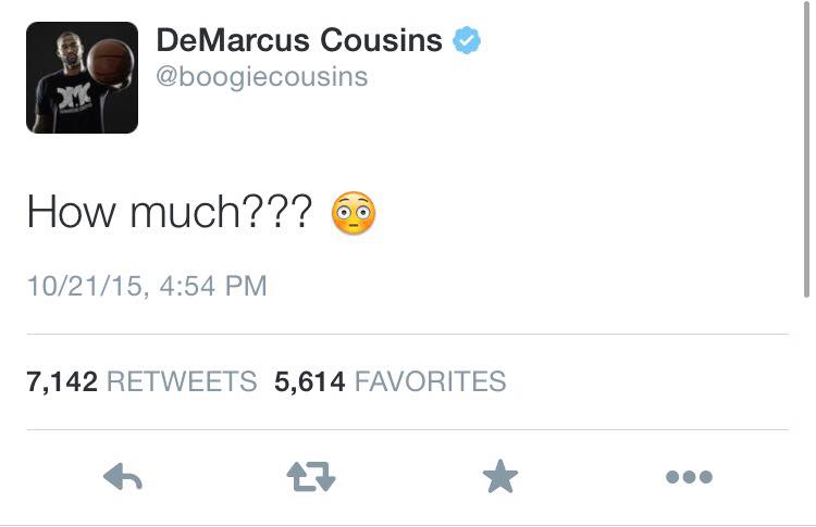 Cousins' tweet 1