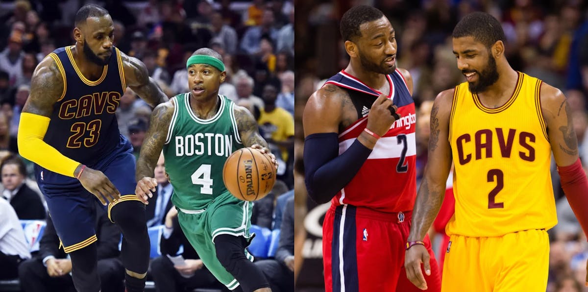 Cavs Wizards Celtics LeBron Kyrie Wall Thomas