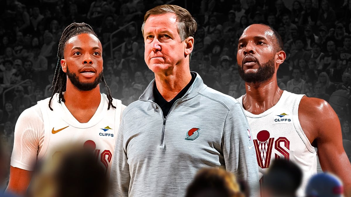 Cavs Donovan Mitchell teammate Darius Garland with coaching candidate Terry Stotts and Kenny Atkinson