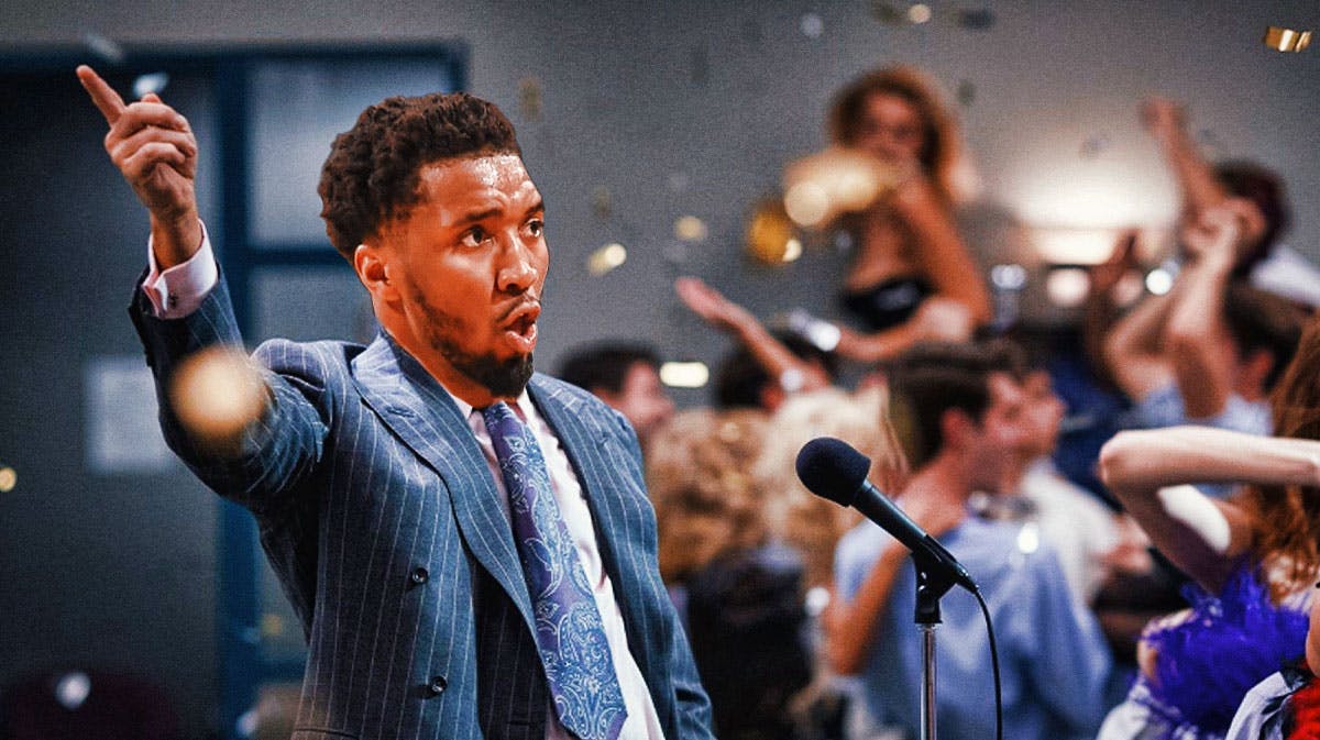 Donovan Mitchell (Cavs) as Leo in Wolf of Wall Street