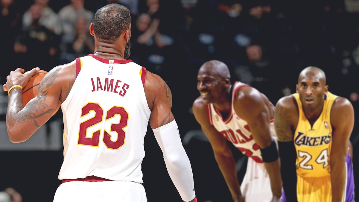 LeBron James, Michael Jordan, Kobe Bryant