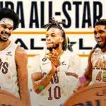 Cleveland Cavaliers, Donovan Mitchell, Darius Garland, 2023 All-Star, Jarrett Allen