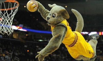 Cavaliers mascot Moondog is usually the life of the party at The Q. But for now, he's under the weather.