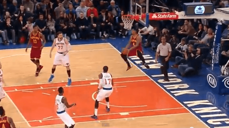 jr smith dunk