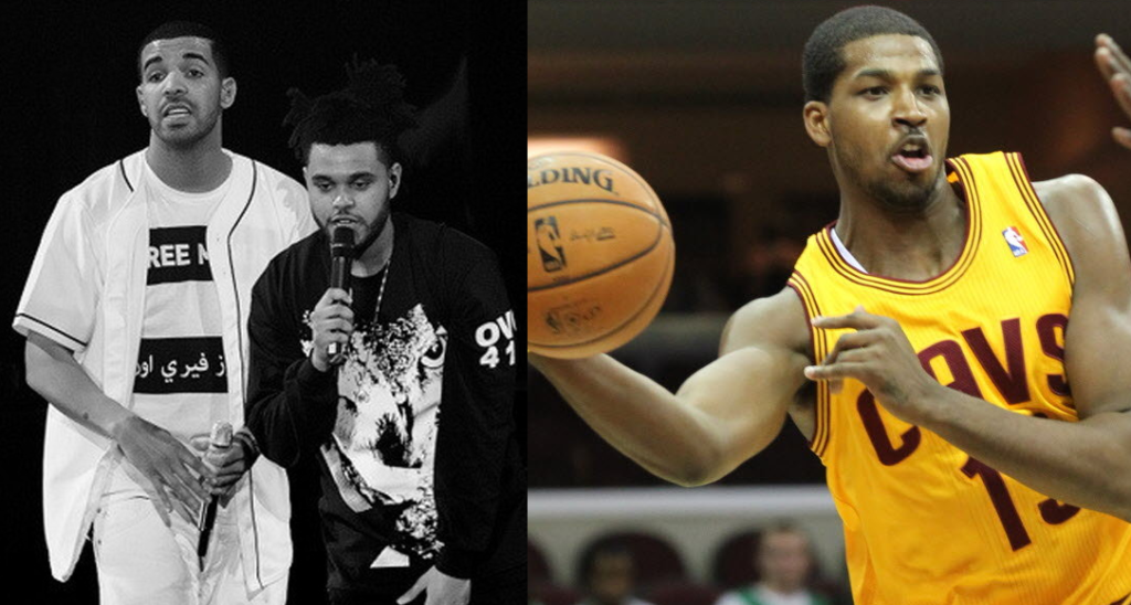 Drake, The Weeknd, and Thompson