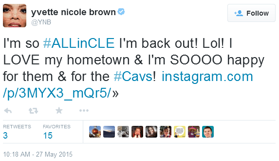 Yvette Nicole Brown Twitter