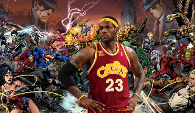 lebron superhero