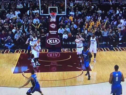 VIDEO: Quarterback Kevin Love Sends Full Court Pass To Wide Receiver
