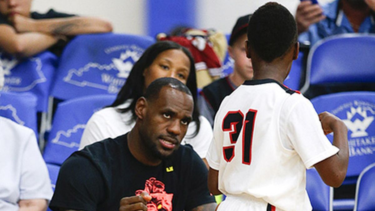 lebron james son jersey number