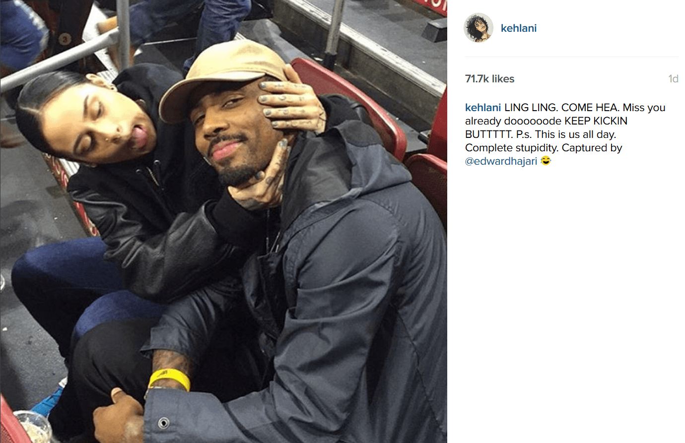 Kyrie Irving Reveals He's Dating R&B Artist Kehlani Parrish