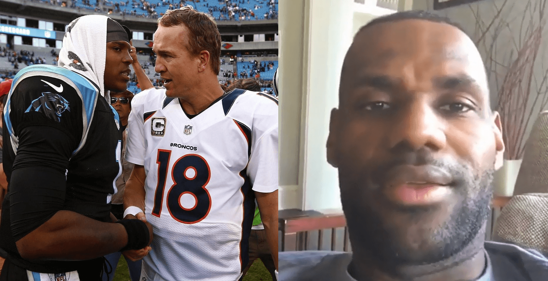 VIDEO LeBron James Makes His Super Bowl 50 Prediction 