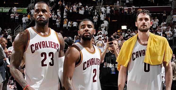 lebron james kevin love kyrie irving