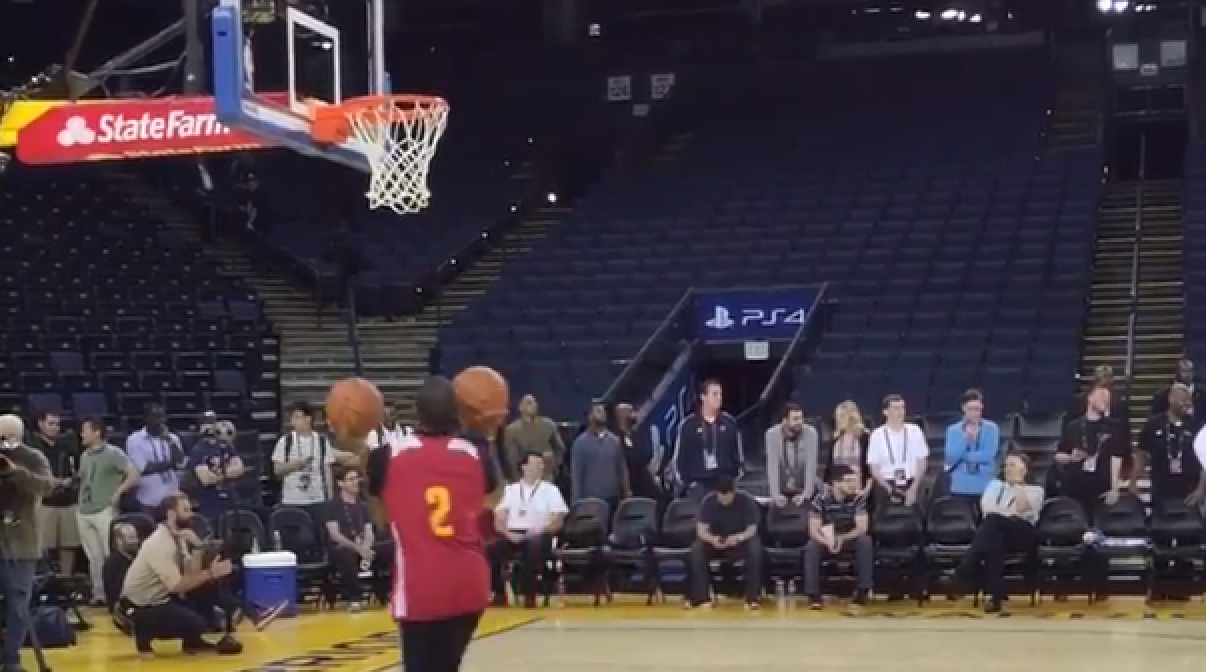 Kyrie Irving Shows Off Impressive Two 