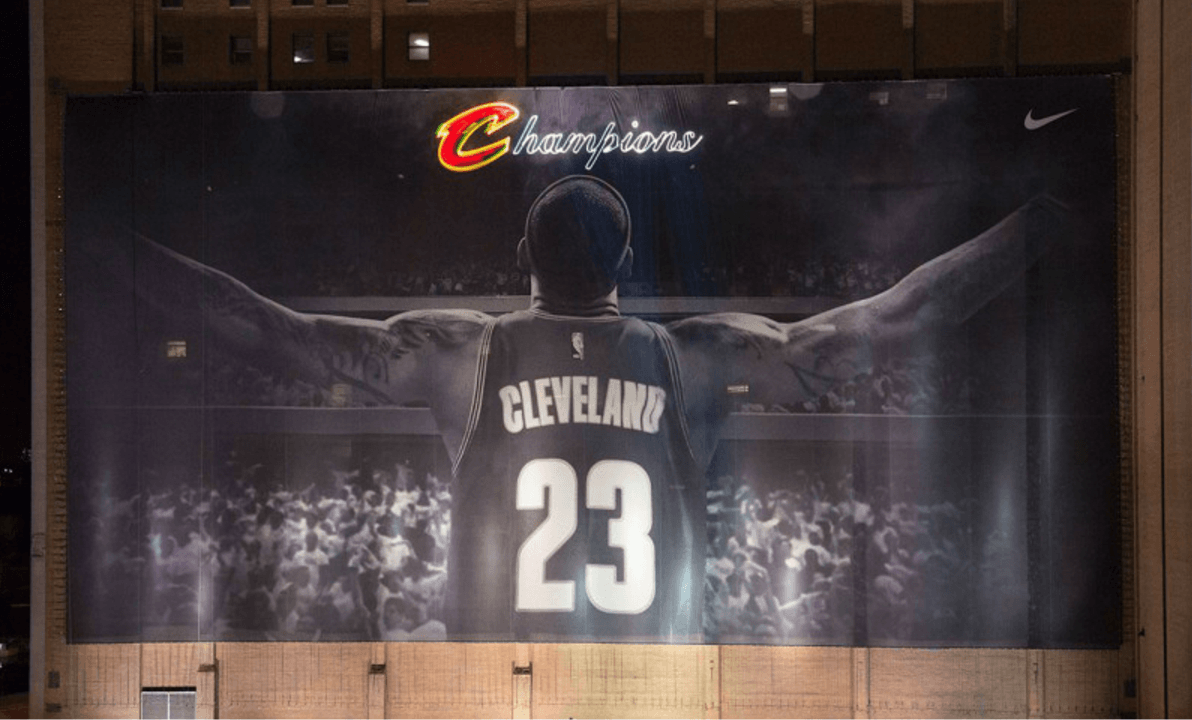 Lebron james Championship Banner