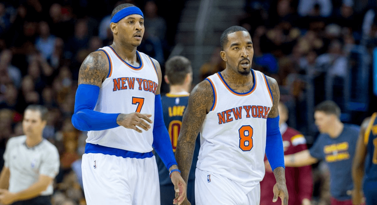 Carmelo Anthony Doesn T Understand How J R Smith Is Still Unsigned