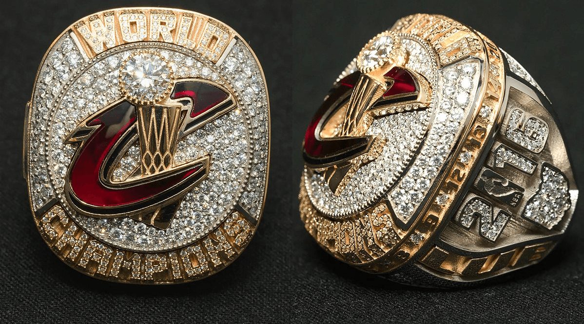 Cavs Championship Ring Close Up