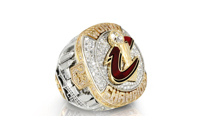 Photo: Cavs' New Championship Rings Show That Warriors Blew 3-1 Lead -  Cavaliers Nation