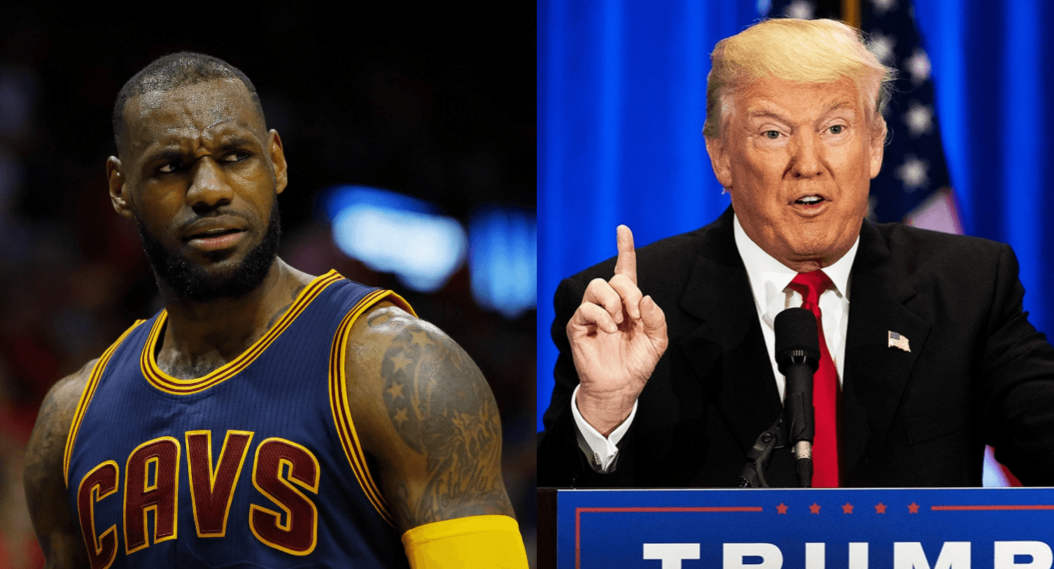 Image result for LEBRON JAMES TRUMP