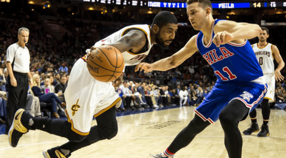 Kyrie Irving Struggles Sixers