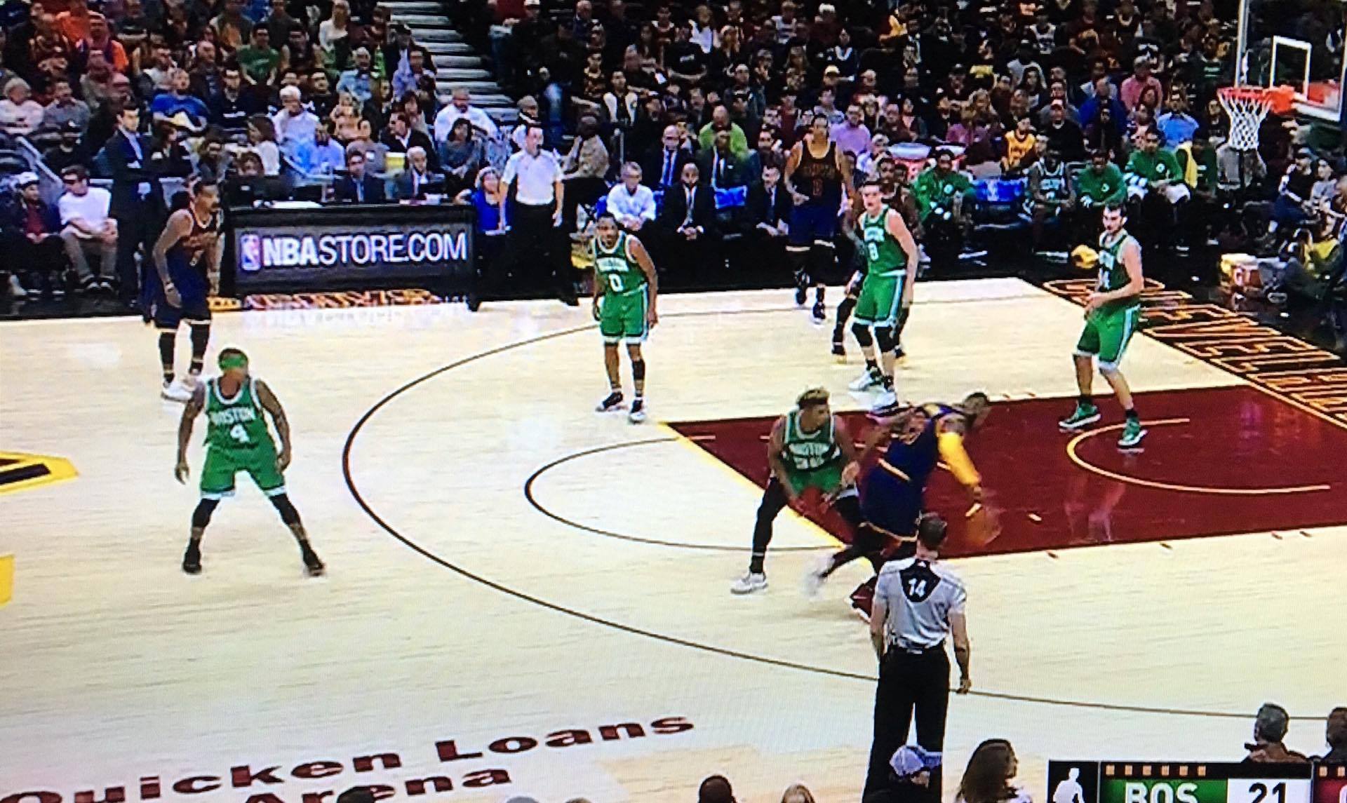 Video Lebron James Unleashes Vicious Crossover On Marcus Smart