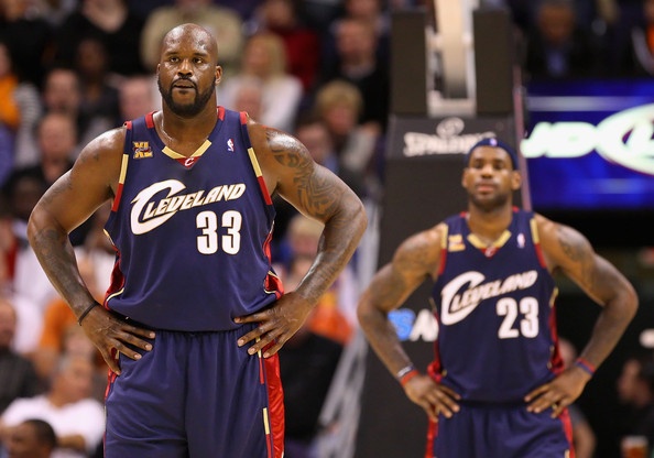 shaq in cleveland jersey