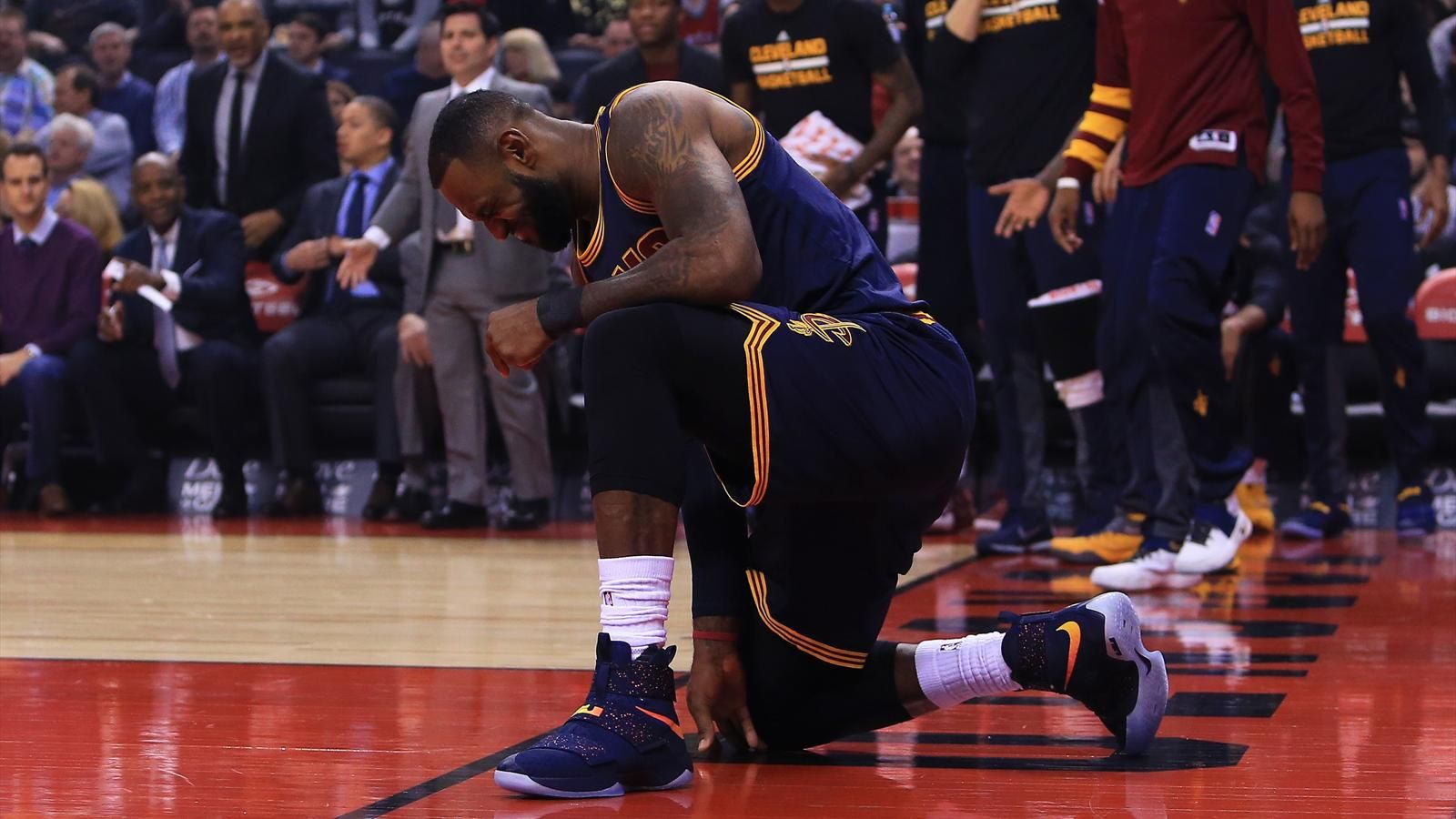 LeBron James missed shootaround, could be held out of tonight's game