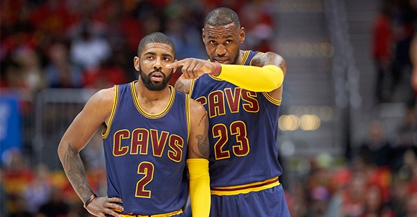 kyrie irving and lebron james