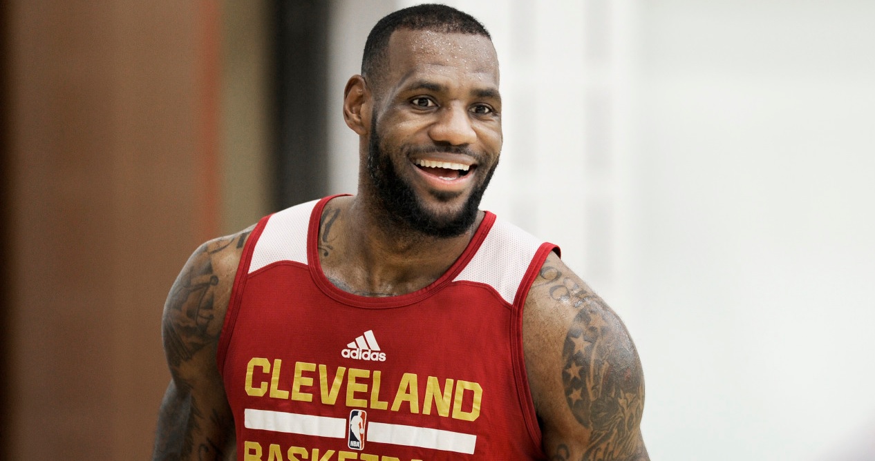 LeBron James Practice Workout