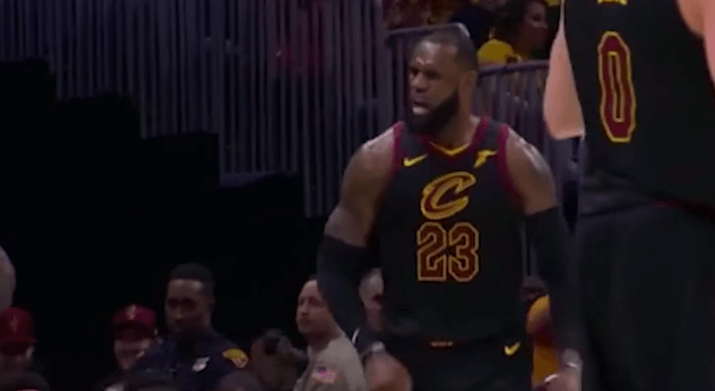 Cavs Video Lebron James Yells Savage Three Word Taunt On Bulls Bench Cavs Video Lebron James Yells Savage Three Word Taunt On Bulls Bench