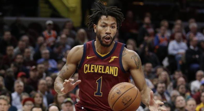 Image result for Rose returns to Cavs, begins ankle rehab