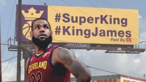 LeBron James, Super King Billboard