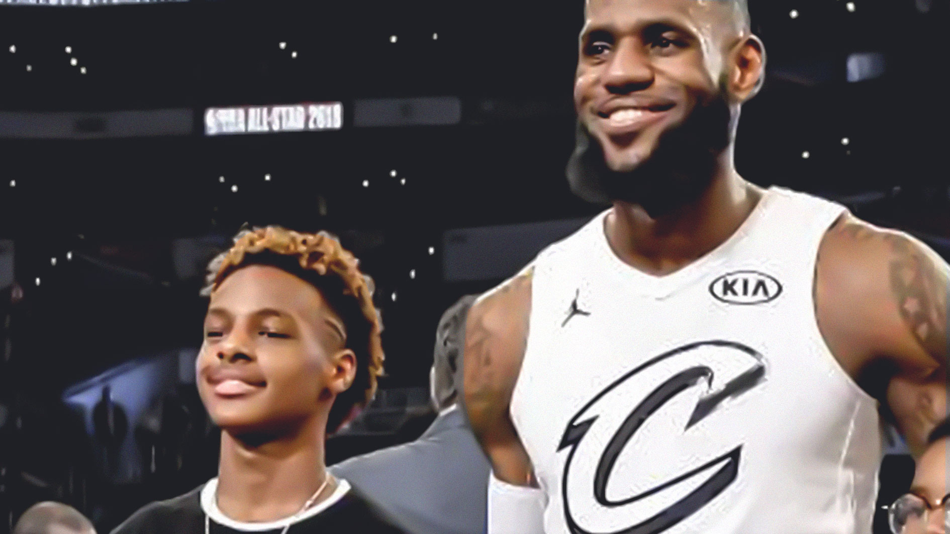 how old is lebron james jr 2018