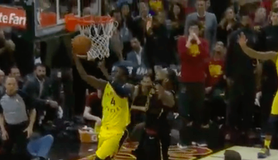 Cavs video: LeBron James rejects Victor Oladipo with 3 seconds left in ...