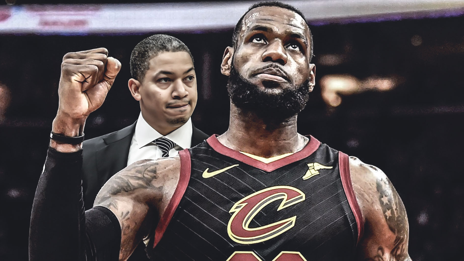 Tyronn Lue says LeBron James 'put us on his back'