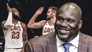 Shaquille O'Neal, LeBron James, Kevin Love
