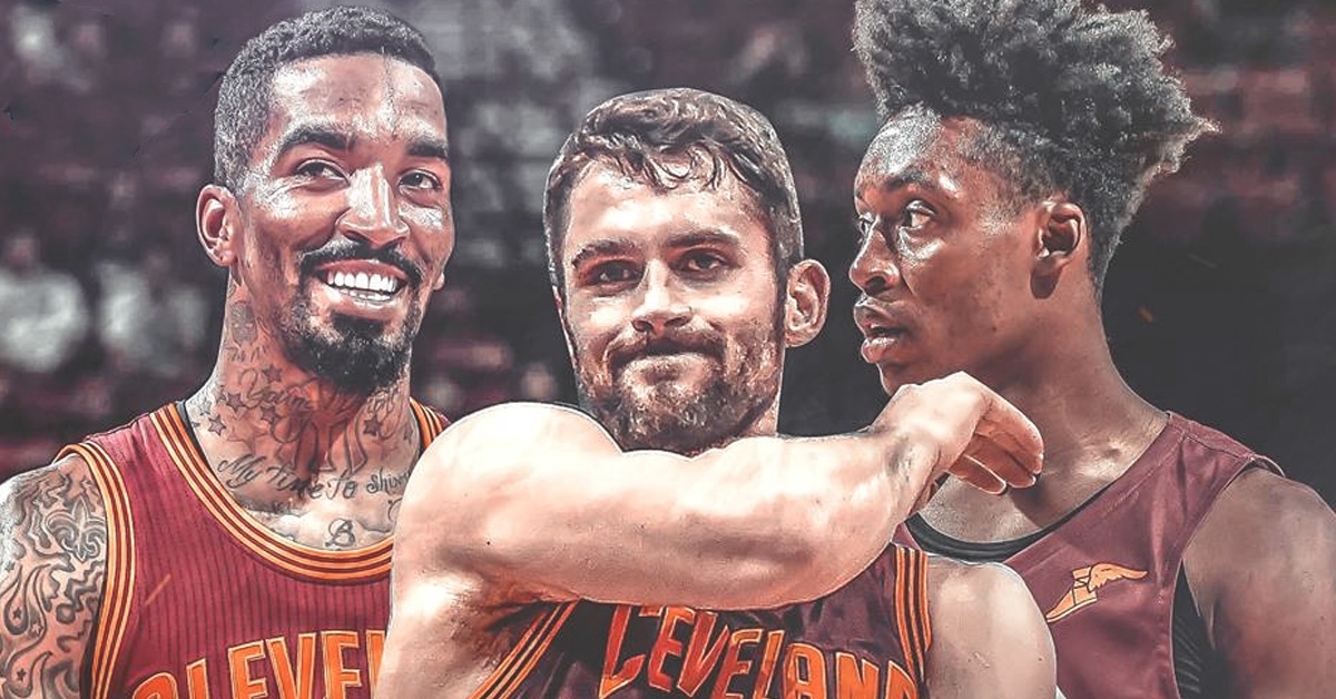 Kevin Love, Collin Sexton, J.R. Smith