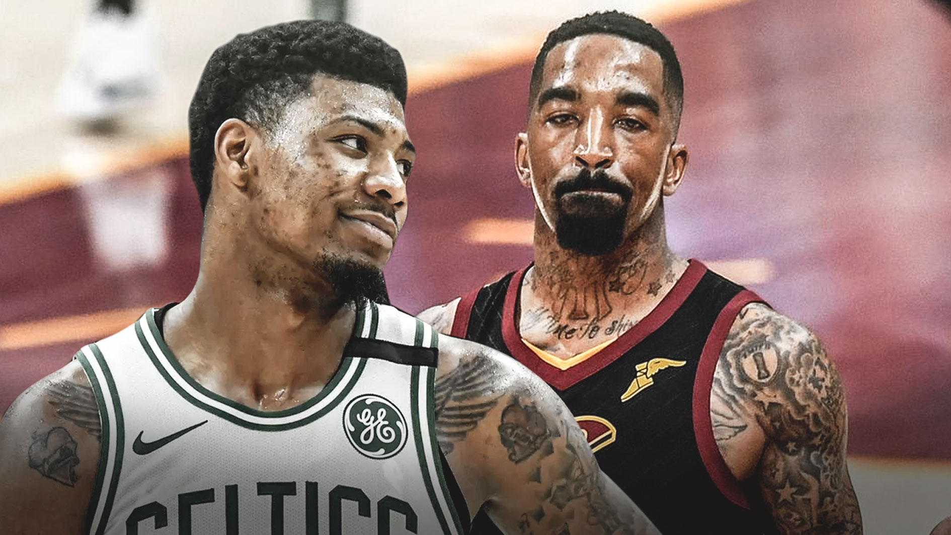 Marcus Smart ejected for shoving J.R. Smith